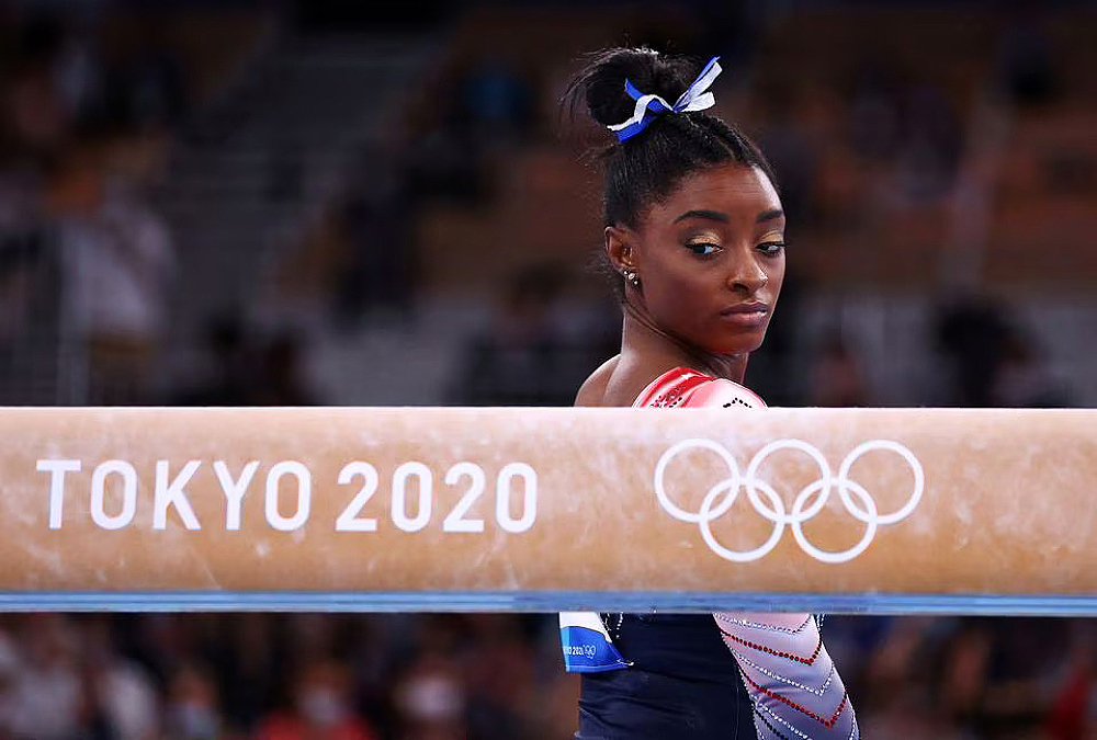 Brilliant Simone Biles wins record eighth all-around national title