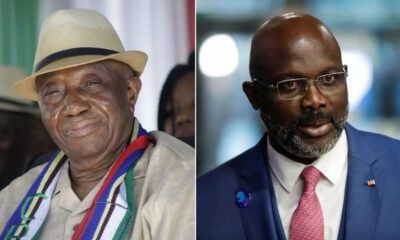 President Weah, opposition leader Boakai nearly tied in Liberia presidential race