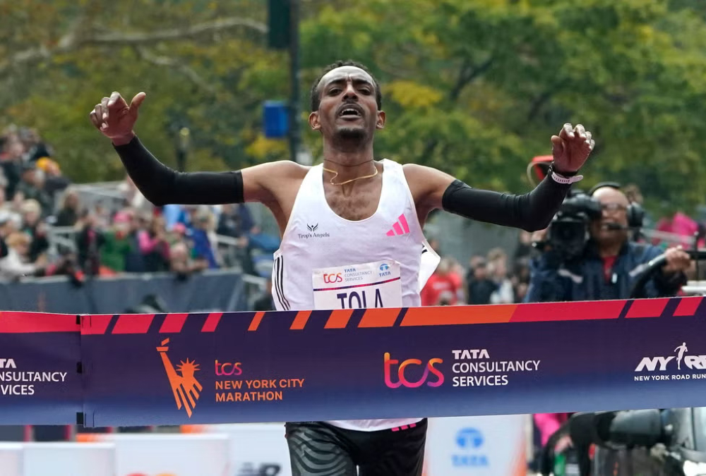 Ethiopia's Tamirat Tola crushes competition in men's NYC Marathon, Kenya's Hellen Obiri wins women's race