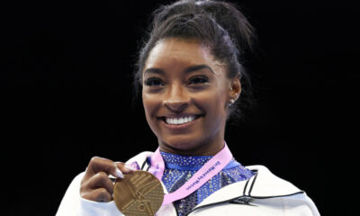 Gymnastics star Simone Biles named AP Female Athlete of the Year a third time after dazzling return