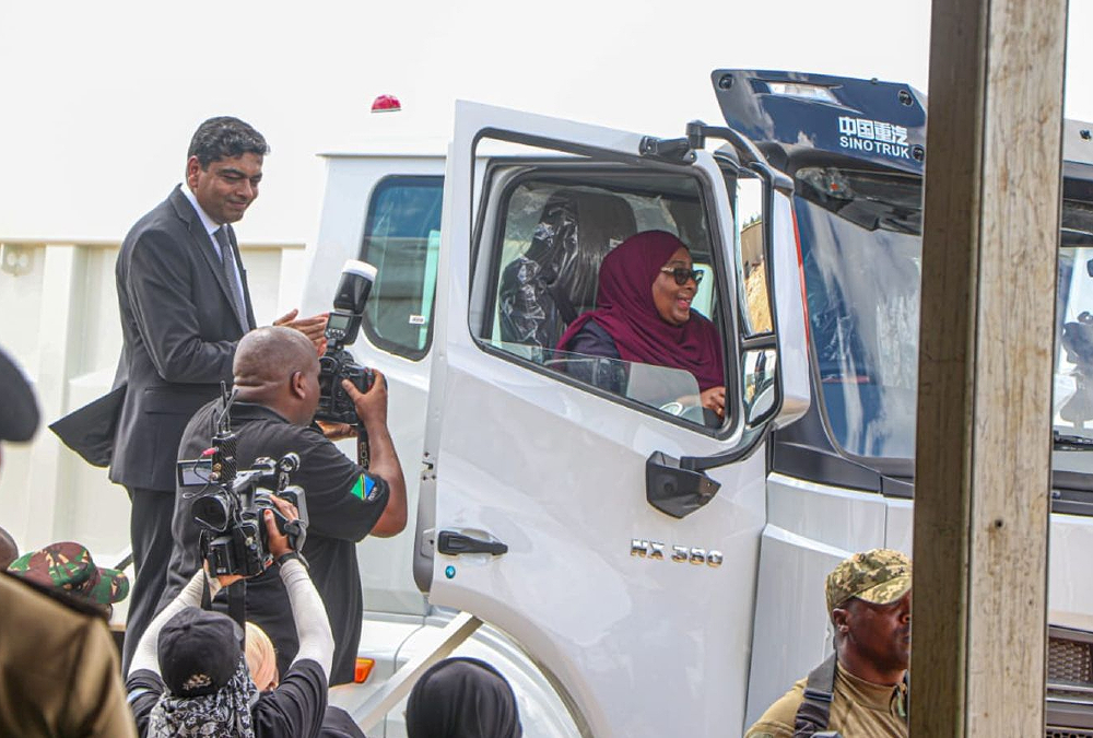 Tanzania celebrates the opening of East and Central Africa's inaugural Howo truck assembly plant