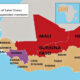 Colonial routes and geopolitics of the Confederation of Sahel State