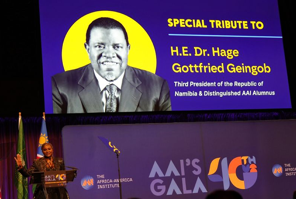 Africa-America Institute honors late President Geingob's legacy at Awards Gala