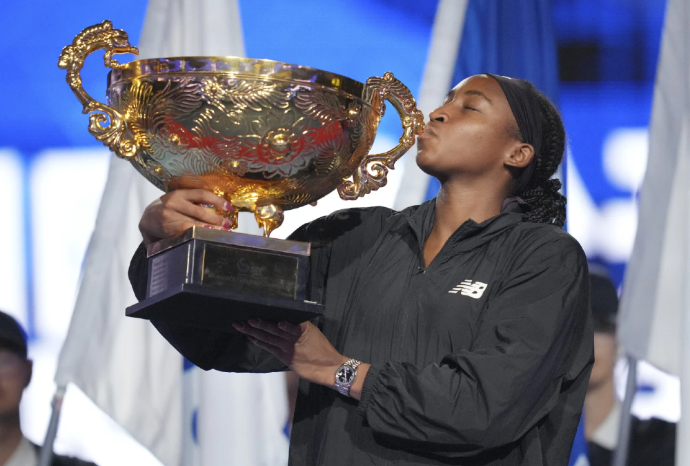 Coco Gauff wins China Open final in straight sets