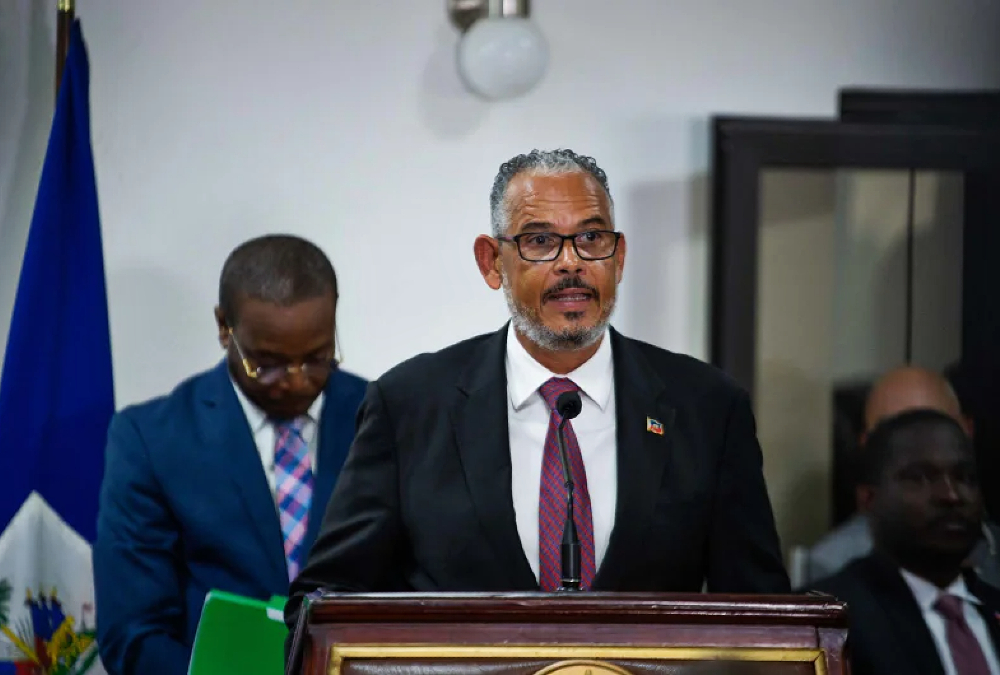 Haiti swears in new PM