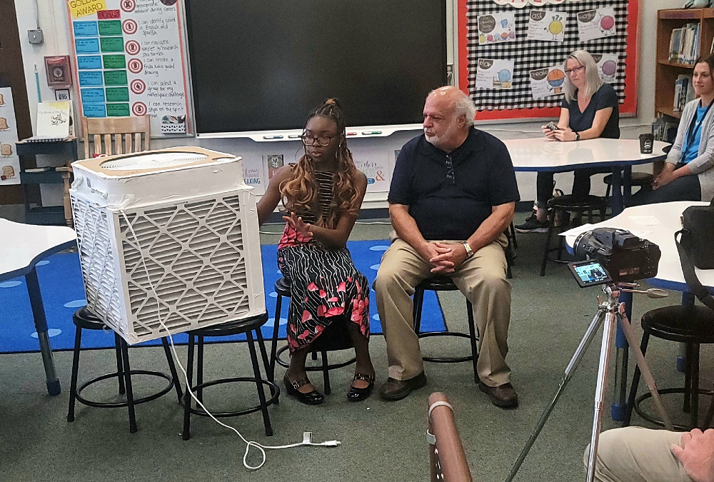Middle Schooler Eniola Shokunbi raises $11.5 million for virus-filtering air system