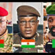 Burkina Faso, Mali, and Niger military officials forming the Alliance of Sahel States