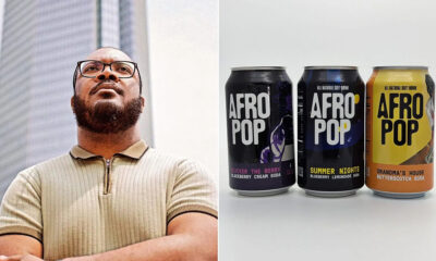 Jamel Stephens, founder of AFROPOP soda, experimenting with flavors like BLVCKER The BERRY and Grandma’s House to create a thriving soda brand inspired by Afro-futurism.