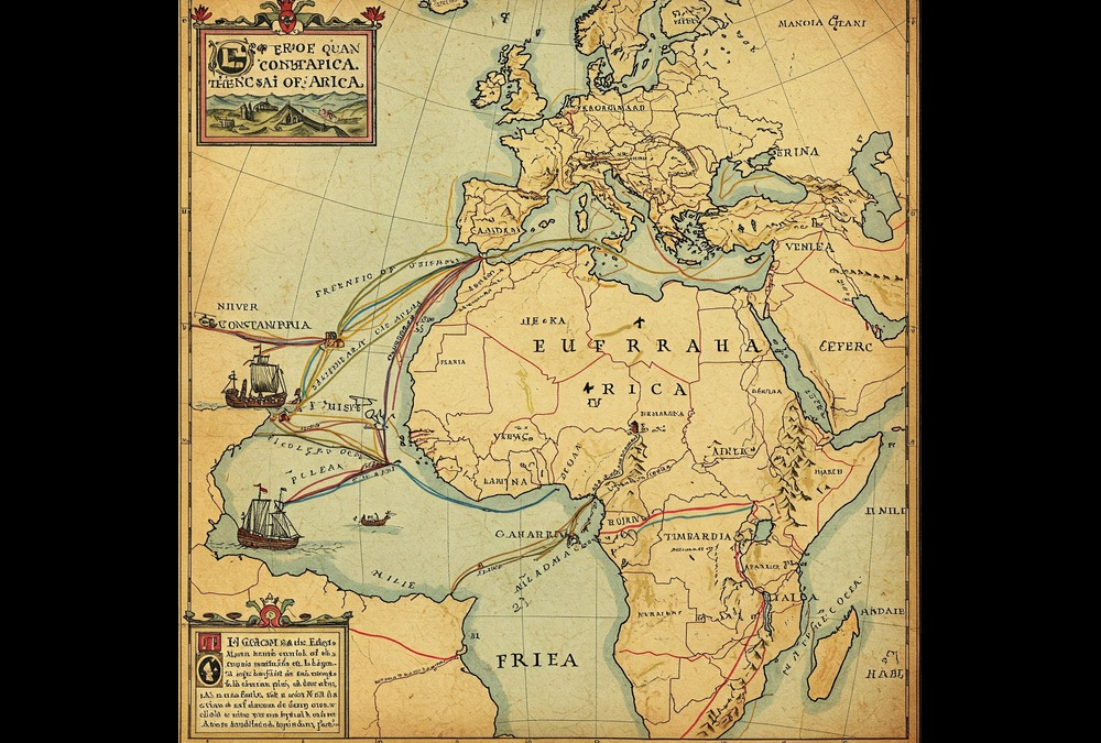 Europeans journey to West Africa