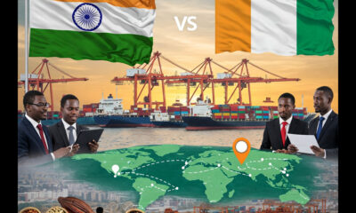 Indian exports to Ivory Coast include rice, pharmaceuticals, and machinery, supporting the West African nation's growing economy and trade sector.