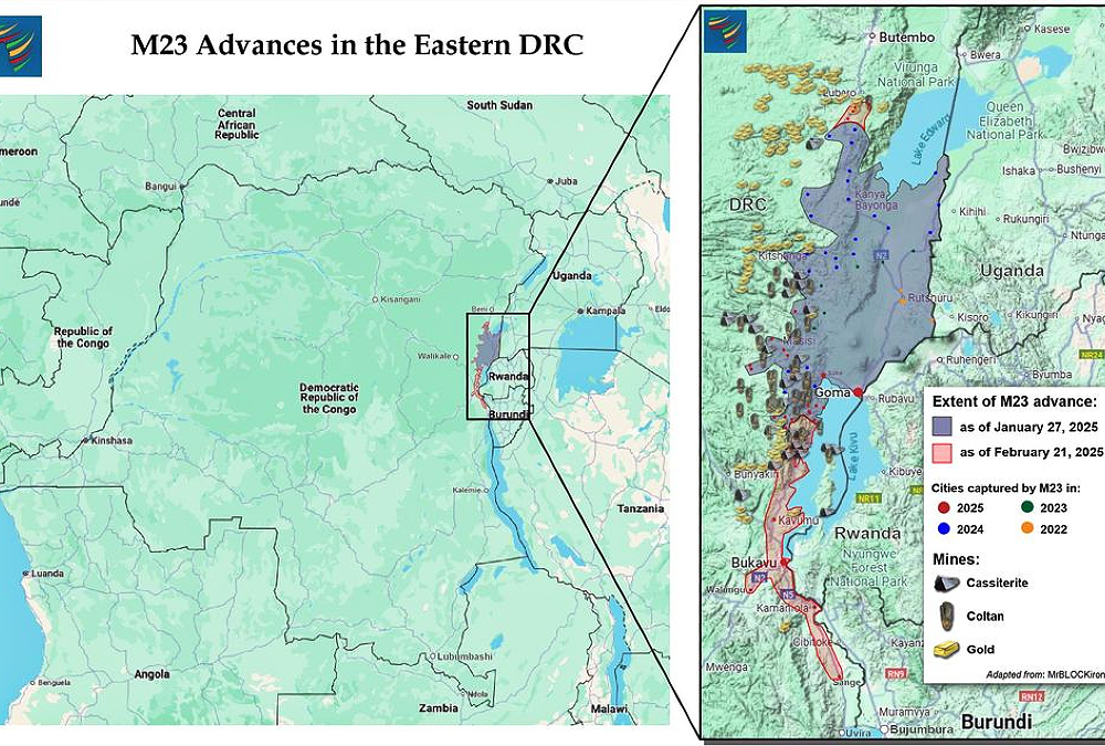 M23 rebel fighters in DR Congo amid rising conflict and regional tensions, impacting security, humanitarian conditions, and global interests.