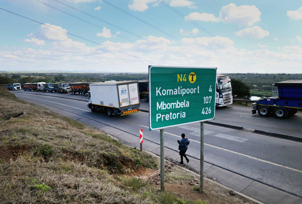 Trucks at an African border crossing facing delays due to Non-Tariff Barriers
