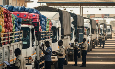 Visual of border checkpoints causing delays and increased costs for African regional trade.