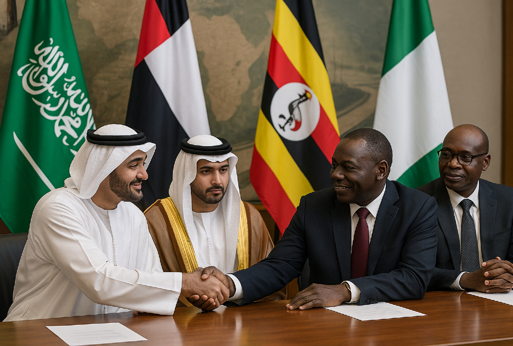 African leader meeting with Gulf investors to discuss mutually beneficial economic partnerships