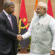 President João Lourenço of Angola meets Indian Prime Minister Narendra Modi in New Delhi to strengthen India-Angola strategic partnership in 2025
