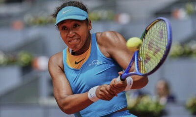 Former No. 1 Naomi Osaka takes first title in 4 years and her first on clay