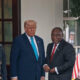 US President Donald Trump meeting with South African President Cyril Ramaphosa at the White House