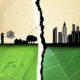 image showing a contrast between developed and developing countries