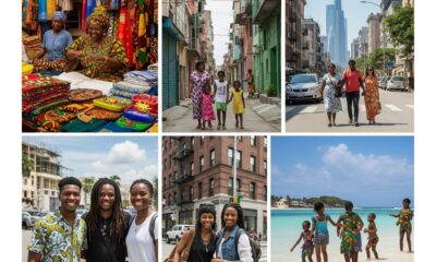 Image representing African Diaspora populations across different regions: