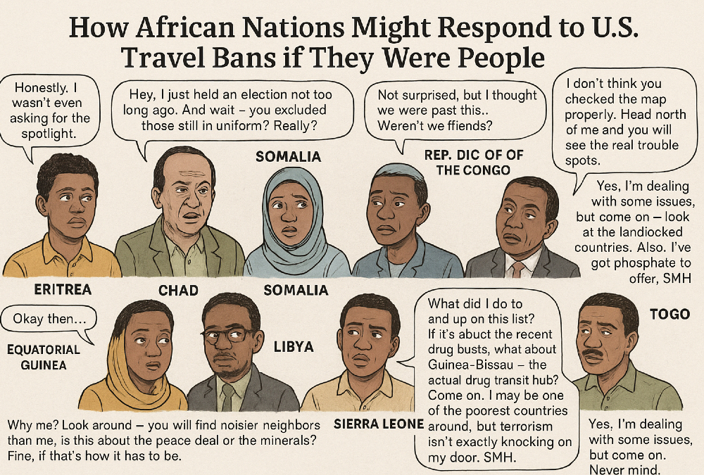 If African Nations Subjected to U.S. Travel Restrictions Responded Like People