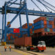 Chinese-built cargo port in Africa symbolizing growing trade ties and infrastructure development across the continent.