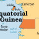 Strategic location of Equatorial Guinea in Central Africa, bordered by Cameroon and Gabon, with access to major Gulf of Guinea shipping routes