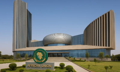 The African Union headquarters in Addis Ababa, Ethiopia — a $200 million building funded by China and a symbol of soft power in Africa