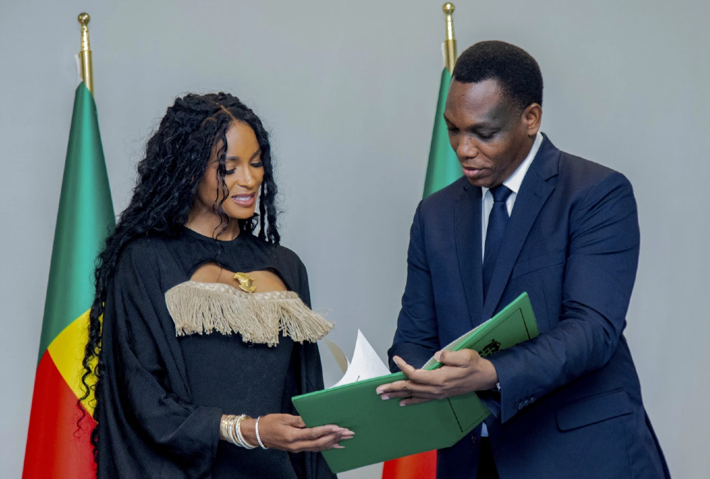 U.S. Singer Ciara Among First to Receive Benin Citizenship in Historic Outreach to Diaspora