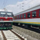 Modern train travel through Africa, symbolizing the untapped potential of railway transport to boost trade, reduce costs, and support regional integration.