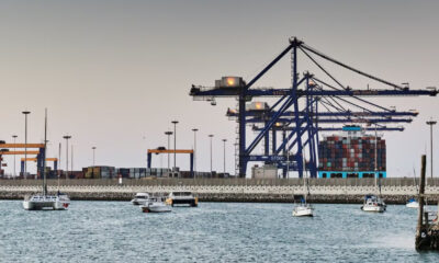 Walvis Bay deep-water port in Namibia, a strategic logistics hub for Southern Africa trade routes