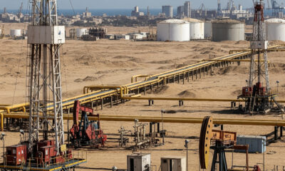 Oil rigs and gas infrastructure in Egypt representing the country’s expanding upstream oil and gas sector and international energy partnerships in 2025.