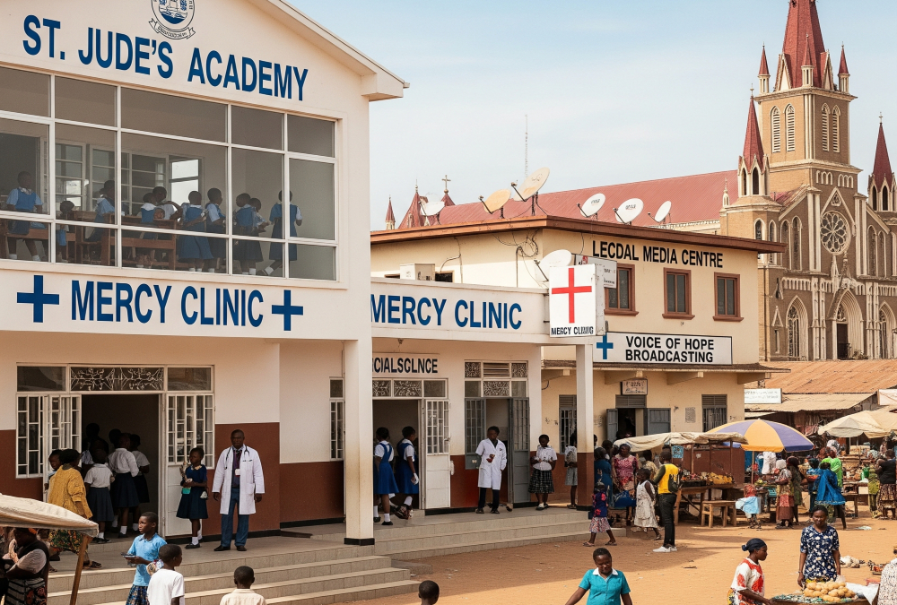 Religious institutions in Africa driving economic growth through schools, healthcare, and media