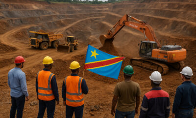 Miners in the Democratic Republic of the Congo extracting cobalt and other critical minerals, central to U.S.-China competition and linked to American-backed peace initiatives in conflict-affected regions.