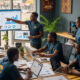 African entrepreneurs collaborating in a modern co-working space, symbolizing the growth potential of SMEs across Africa’s rising innovation economy