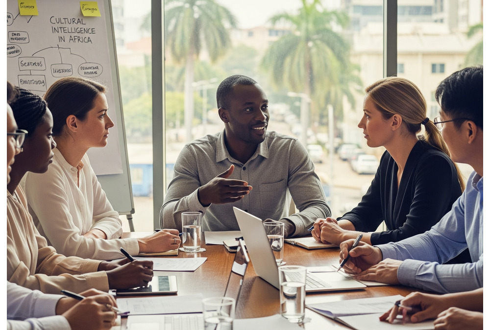 Face-to-face meeting between international partners building cultural intelligence in Africa