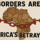 Illustration of African borders restricting movement, symbolizing the struggle for Pan-African unity and freedom of movement across the continent