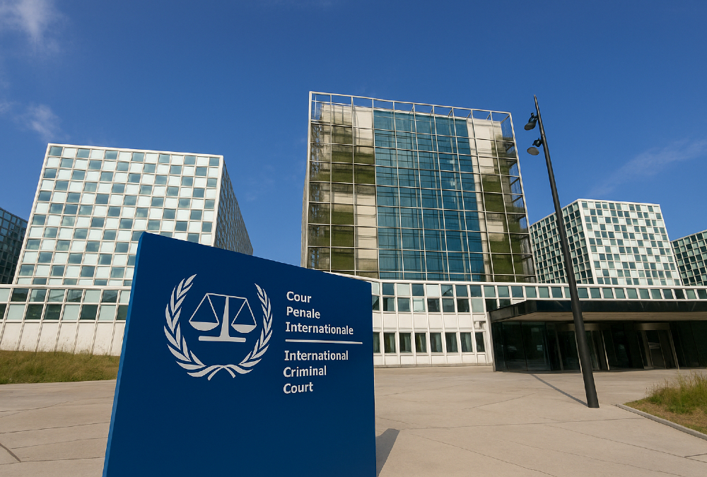 Exterior of the International Criminal Court in The Hague, Netherlands - the global institution facing growing skepticism from African nations over perceived bias.