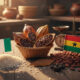 Cocoa beans and rice crops representing the Ivory Coast–Ghana alliance for regional trade and economic growth