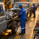 Factory workers in Nigeria assembling vehicles for regional export - AfCFTA industrialization opportunity
