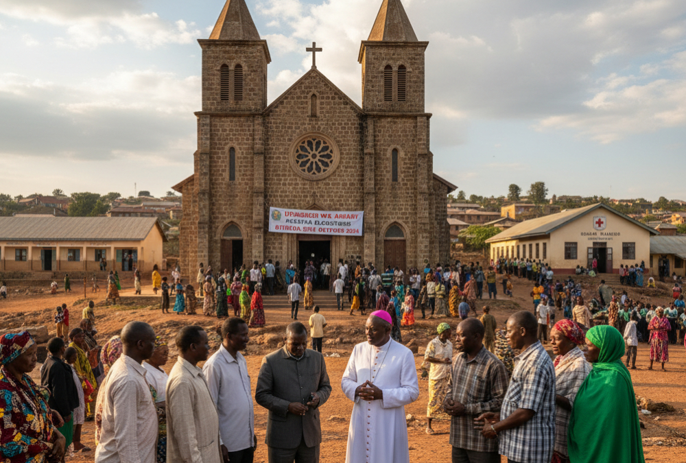 Catholic Church leaders in Africa addressing political and social issues during elections and governance.