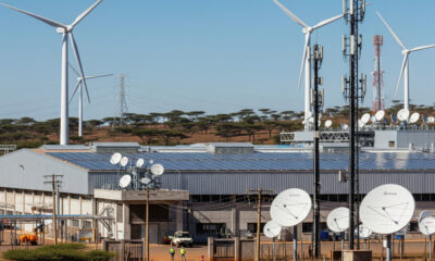 African city skyline with electricity infrastructure and digital connectivity representing Africa’s Twin Engines of power and internet access.