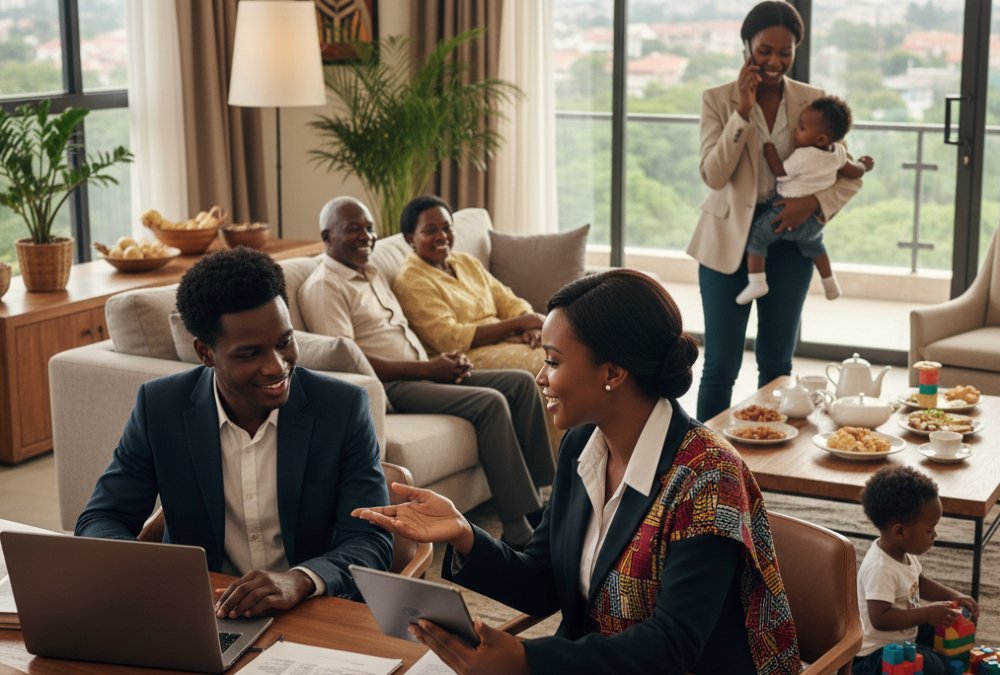 African professionals sustaining extended family responsibilities