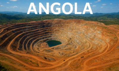 Aerial view of an Angolan copper mine, highlighting the country’s potential for economic growth and responsible resource management.