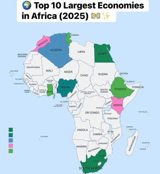 Africa’s Economic Powerhouses: The Top 15 Largest Economies in 2025