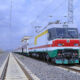 Ethiopia–Djibouti Standard Gauge Railway train transporting cargo through the Horn of Africa, linking industrial hubs to Djibouti’s ports for faster, greener trade.
