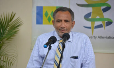 NDP leader Godwin Friday celebrates victory in St. Vincent & the Grenadines 2025 general election, ending Ralph Gonsalves’ 24-year tenure as prime minister.