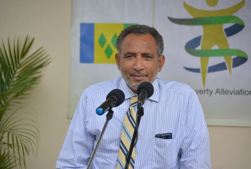 NDP leader Godwin Friday celebrates victory in St. Vincent & the Grenadines 2025 general election, ending Ralph Gonsalves’ 24-year tenure as prime minister.