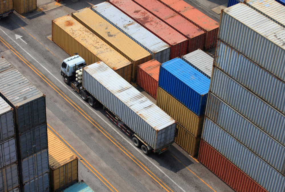 Ethiopian shipping container preparing for duty-free trade under AfCFTA with African partners.