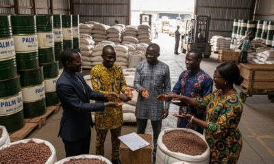 The handshake deal in traditional African trade, symbolizing a trust-based business model that operates without contracts.