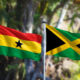 A symbol of partnership: Ghana and Jamaica collaborate on post-hurricane reconstruction.